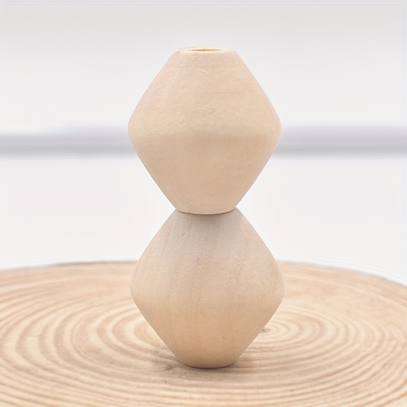 10pcs He Mu Wooden Beads for DIY Accessories